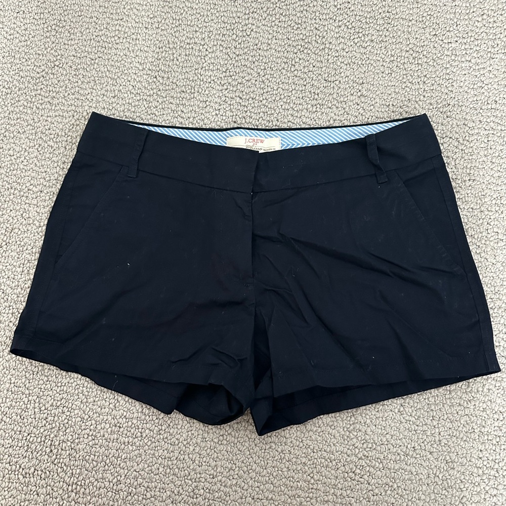 Navy Blue J. Crew Chino Shorts
